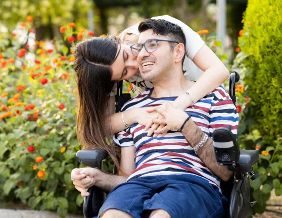 Persona con una invalidez