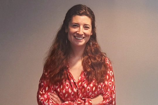 Beatriz Javato posando para la fotografía